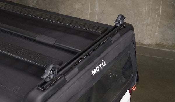 Cleat rail with T Channel to secure gear on trucks. Uses Toyota Tacoma cleats.