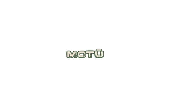 MOTU sticker with pine trees.